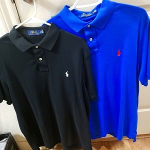 Polo ralph lauren bundle set of 2 two polo shirts